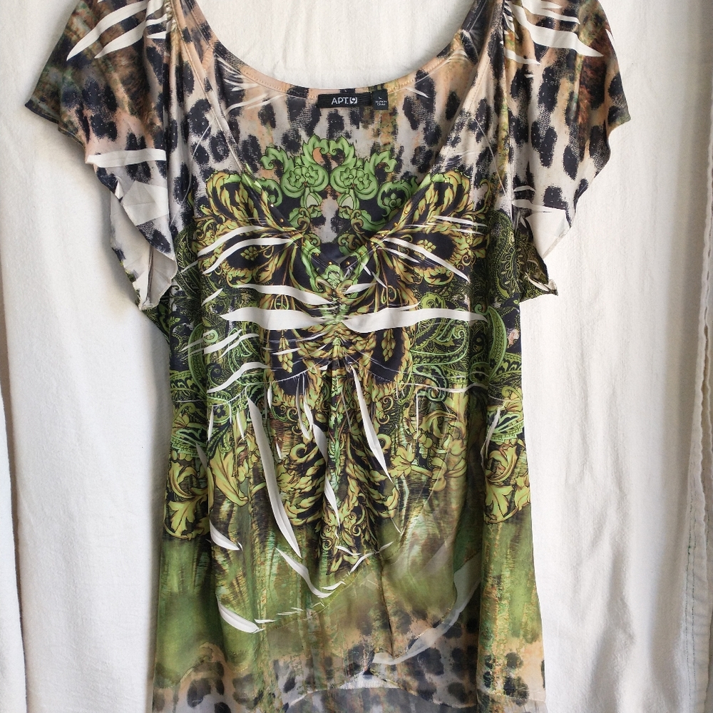 Womens Apt. 9 Flowy Top - Size Large